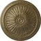 Ekena Millwork Alexa Ceiling Medallion (Fits Canopies up to 3"), 15"OD x 1 3/4"P, Mississippi Mud Crackle CM14AXMMC - alternate 1